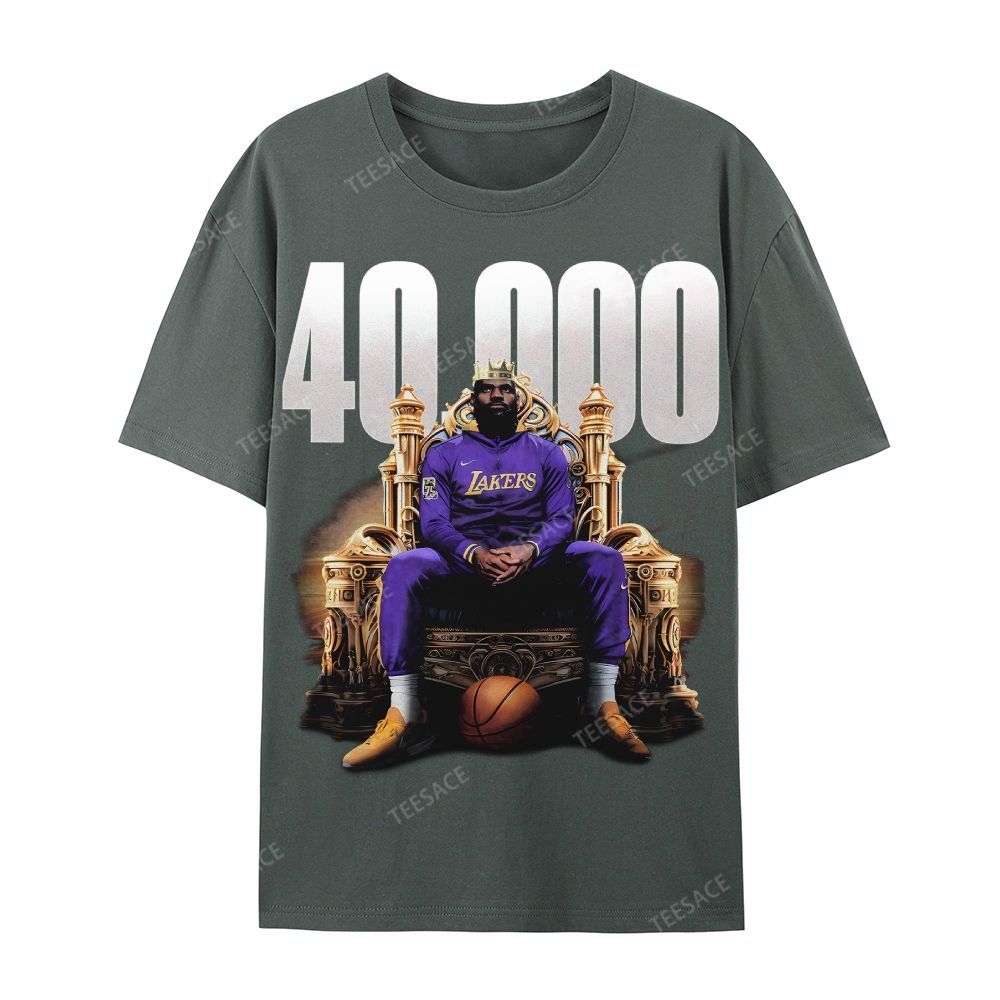Unisex-Adult Ultra Cotton T-Shirt Graphic VINTAGE TEE | EBRON JAMES 40000