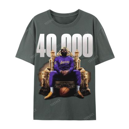 Unisex-Adult Ultra Cotton T-Shirt Graphic VINTAGE TEE | EBRON JAMES 40000