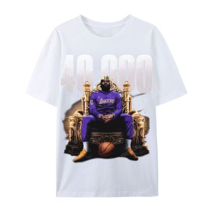 Unisex-Adult Ultra Cotton T-Shirt Graphic VINTAGE TEE | EBRON JAMES 40000