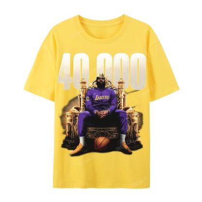 Unisex-Adult Ultra Cotton T-Shirt Graphic VINTAGE TEE | EBRON JAMES 40000