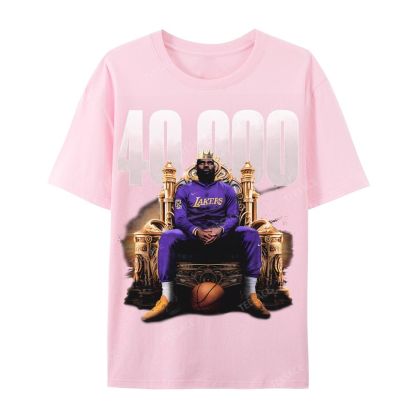 Unisex-Adult Ultra Cotton T-Shirt Graphic VINTAGE TEE | EBRON JAMES 40000