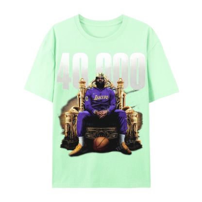 Unisex-Adult Ultra Cotton T-Shirt Graphic VINTAGE TEE | EBRON JAMES 40000