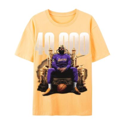 Unisex-Adult Ultra Cotton T-Shirt Graphic VINTAGE TEE | EBRON JAMES 40000