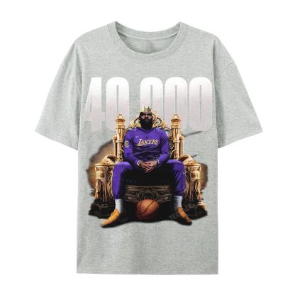 Unisex-Adult Ultra Cotton T-Shirt Graphic VINTAGE TEE | EBRON JAMES 40000