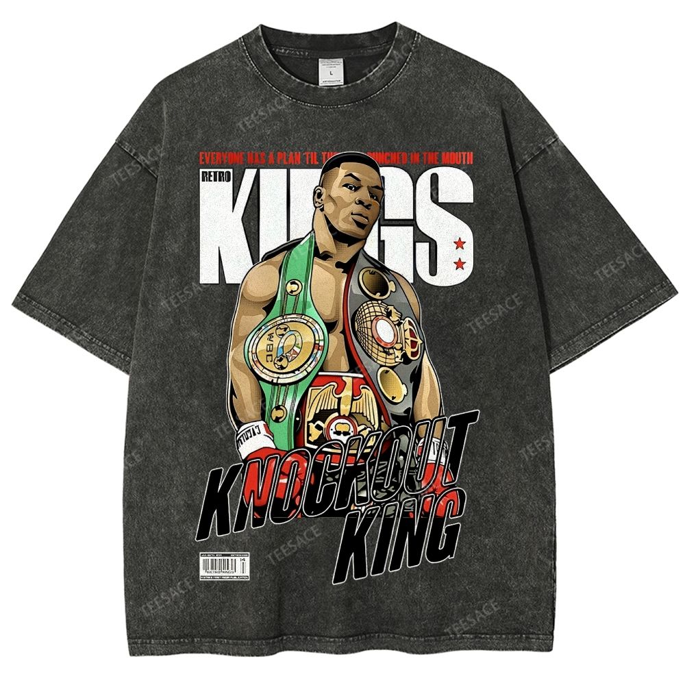 Mike Tyson Tee Unisex Fit Washed T-Shirt 2504011550