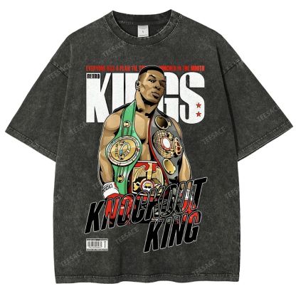 Mike Tyson Tee Unisex Fit Washed T-Shirt 2504011550