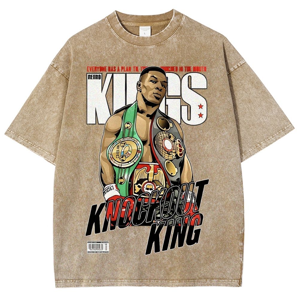 Mike Tyson Tee Unisex Fit Washed T-Shirt 2504011550