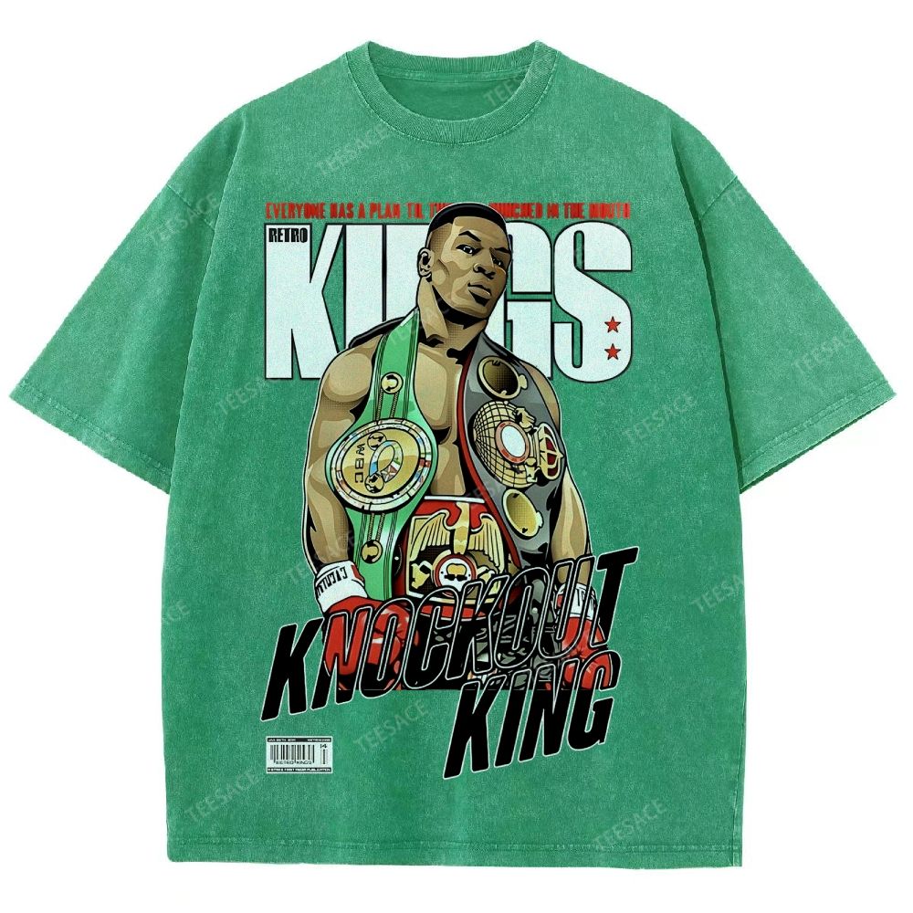 Mike Tyson Tee Unisex Fit Washed T-Shirt 2504011550