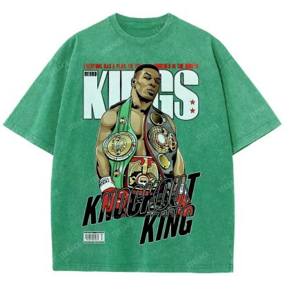 Mike Tyson Tee Unisex Fit Washed T-Shirt 2504011550