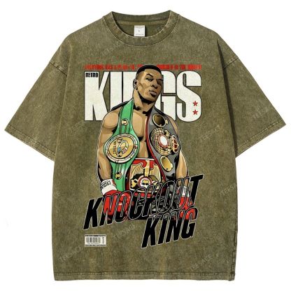 Mike Tyson Tee Unisex Fit Washed T-Shirt 2504011550