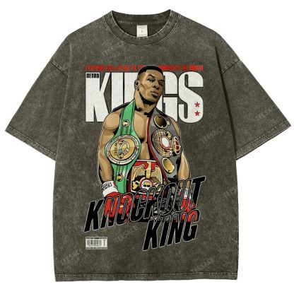 Mike Tyson Tee Unisex Fit Washed T-Shirt 2504011550