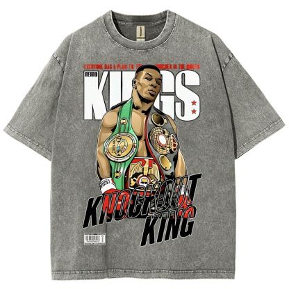 Mike Tyson Tee Unisex Fit Washed T-Shirt 2504011550