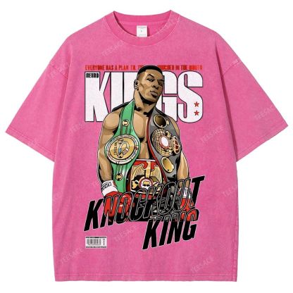 Mike Tyson Tee Unisex Fit Washed T-Shirt 2504011550