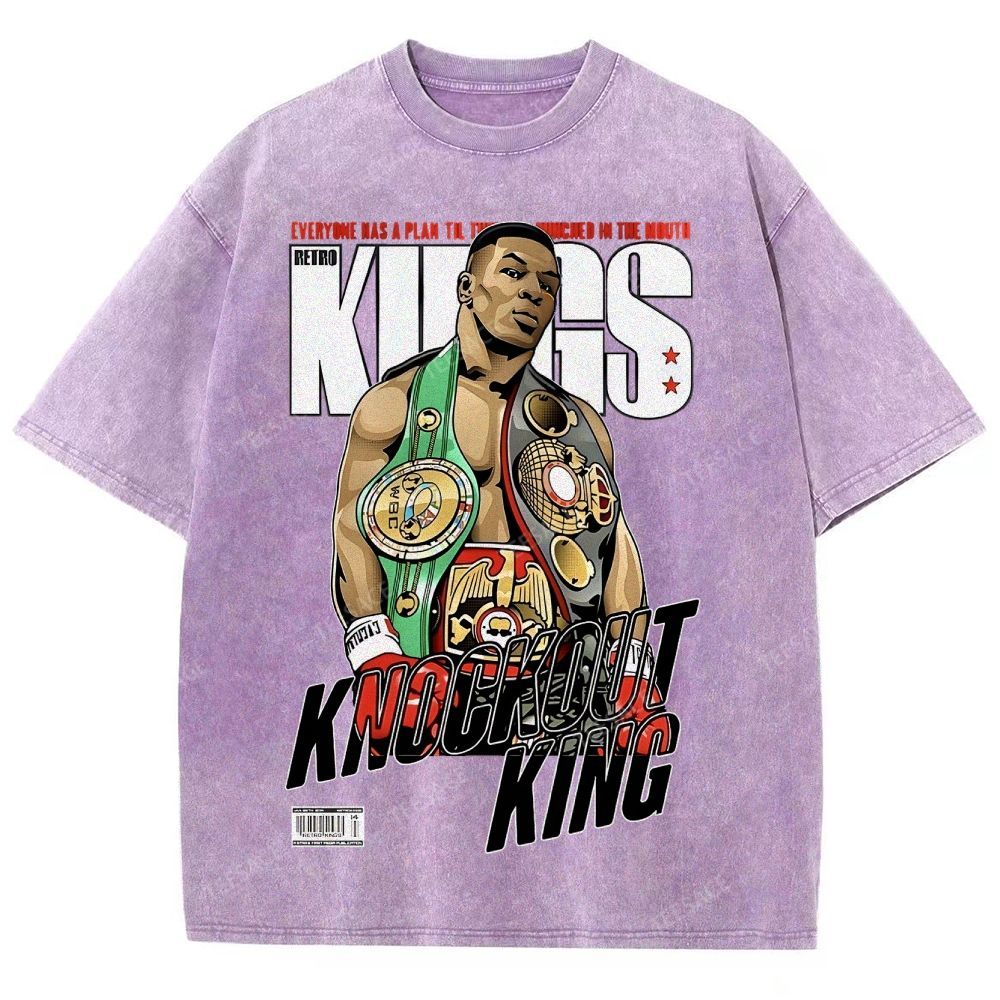 Mike Tyson Tee Unisex Fit Washed T-Shirt 2504011550