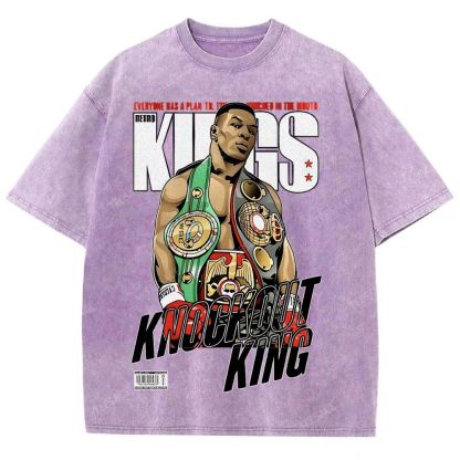 Mike Tyson Tee Unisex Fit Washed T-Shirt 2504011550