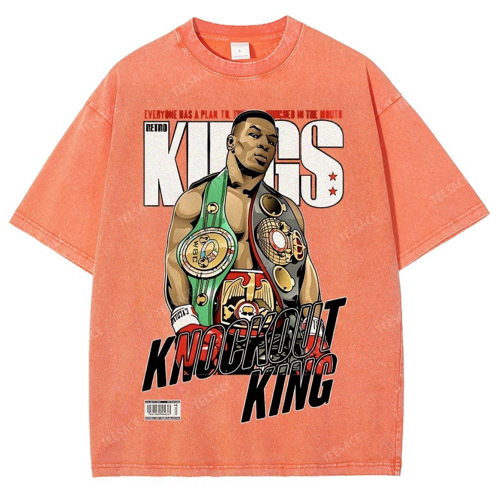 Mike Tyson Tee Unisex Fit Washed T-Shirt 2504011550