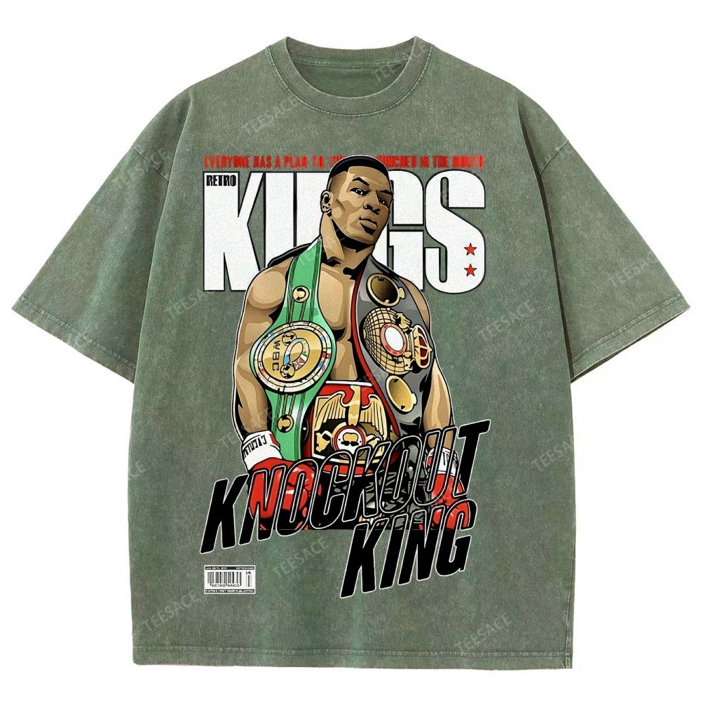 Mike Tyson Tee Unisex Fit Washed T-Shirt 2504011550