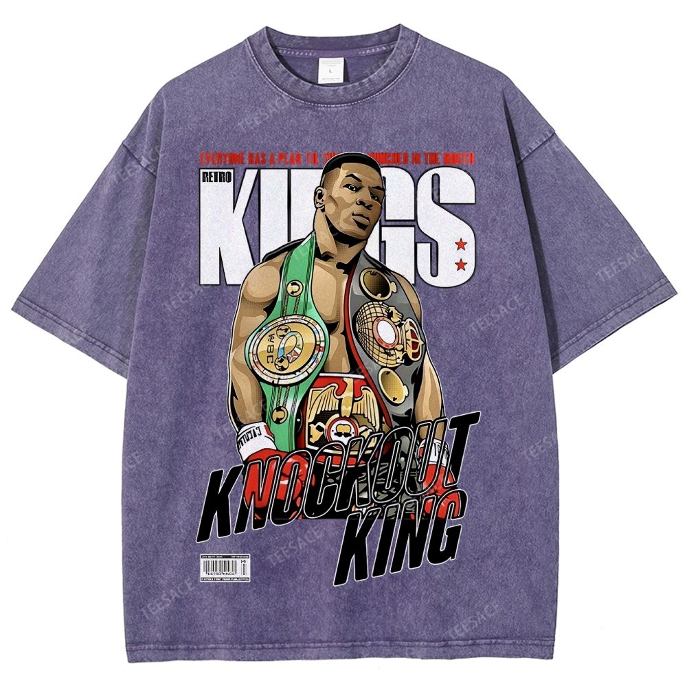 Mike Tyson Tee Unisex Fit Washed T-Shirt 2504011550