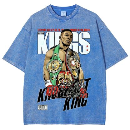 Mike Tyson Tee Unisex Fit Washed T-Shirt 2504011550