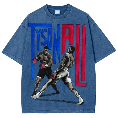Mike Tyson Tee Unisex Fit Washed T-Shirt 2504011593
