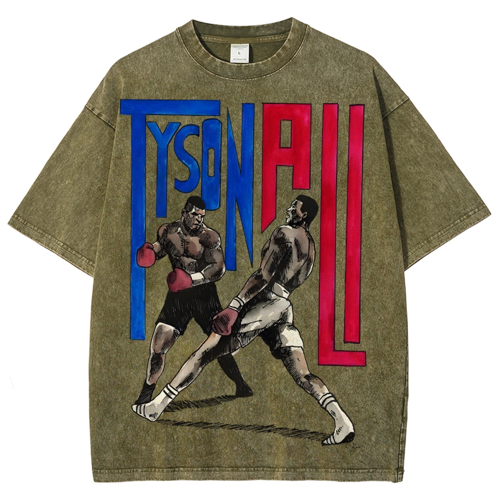 Mike Tyson Tee Unisex Fit Washed T-Shirt 2504011593