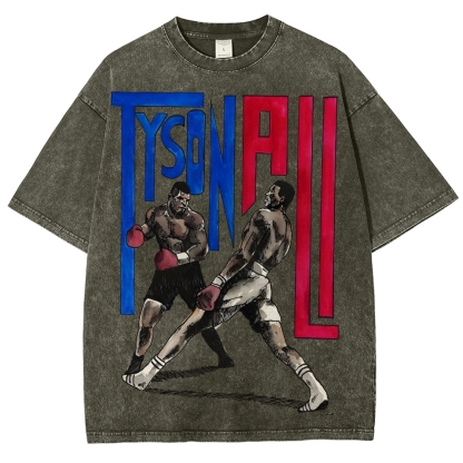 Mike Tyson Tee Unisex Fit Washed T-Shirt 2504011593