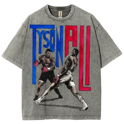 Mike Tyson Tee Unisex Fit Washed T-Shirt 2504011593