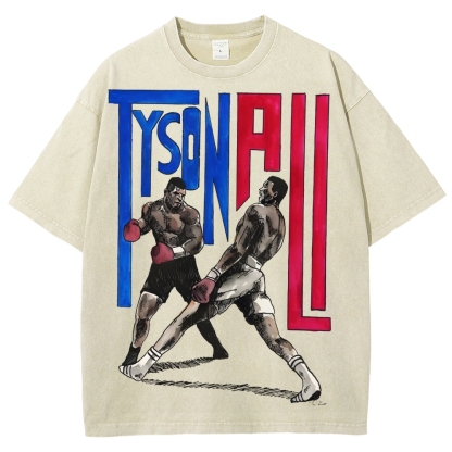 Mike Tyson Tee Unisex Fit Washed T-Shirt 2504011593