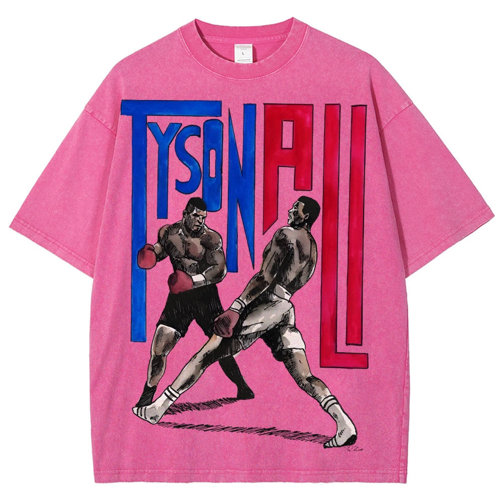 Mike Tyson Tee Unisex Fit Washed T-Shirt 2504011593