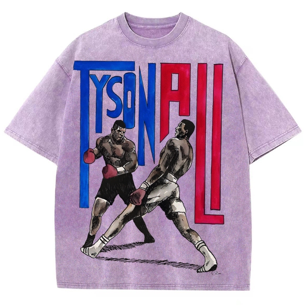 Mike Tyson Tee Unisex Fit Washed T-Shirt 2504011593