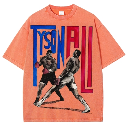 Mike Tyson Tee Unisex Fit Washed T-Shirt 2504011593