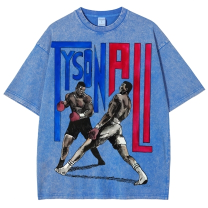 Mike Tyson Tee Unisex Fit Washed T-Shirt 2504011593
