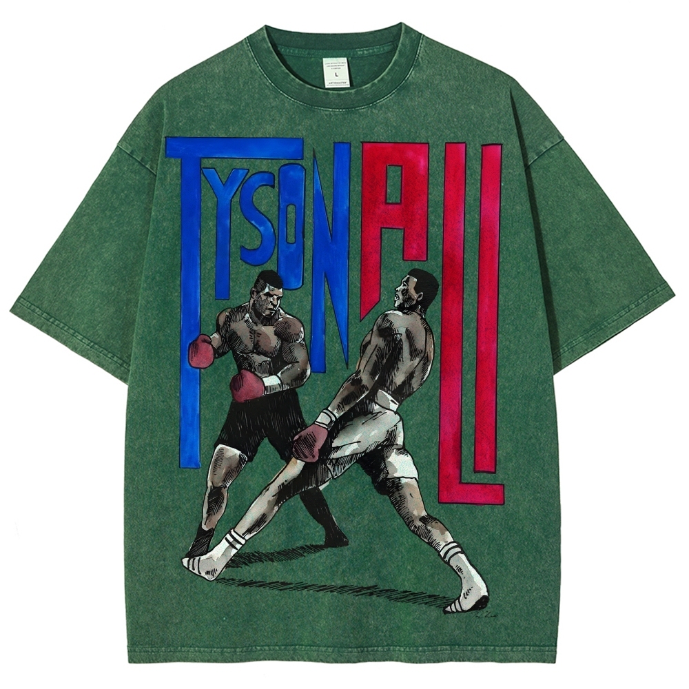 Mike Tyson Tee Unisex Fit Washed T-Shirt 2504011593