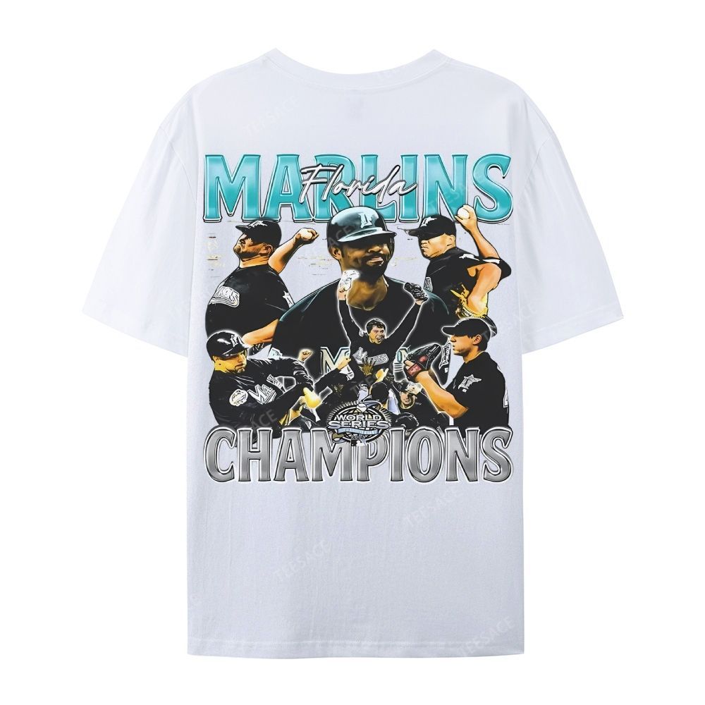 2003 WORLD SERIES CHAMPS  MARLINS TEE