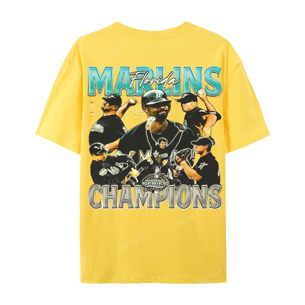 2003 WORLD SERIES CHAMPS  MARLINS TEE