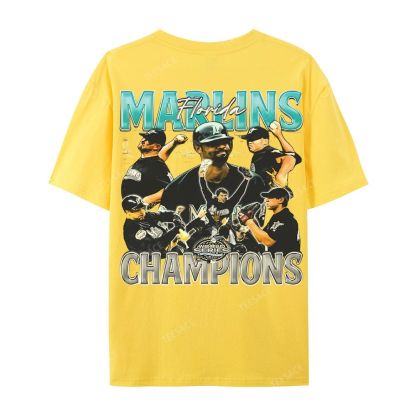 2003 WORLD SERIES CHAMPS  MARLINS TEE