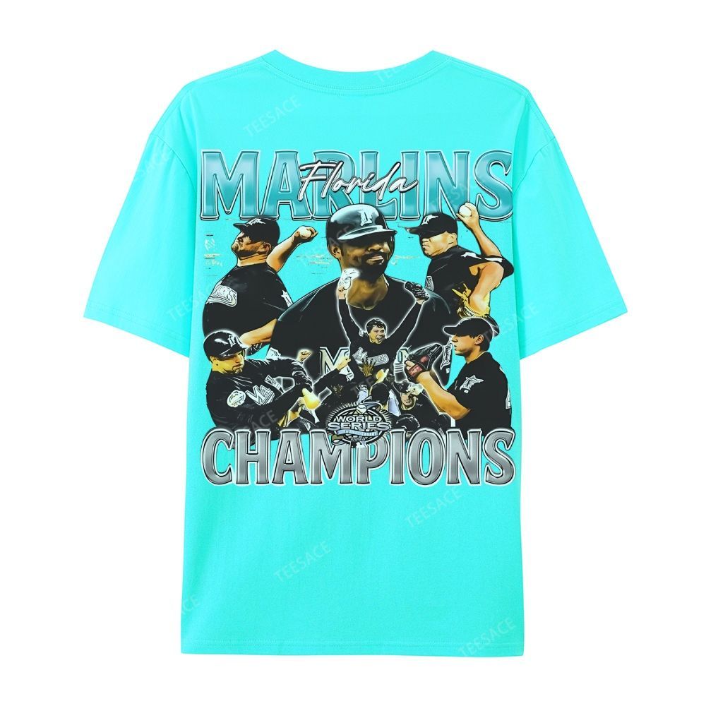 2003 WORLD SERIES CHAMPS  MARLINS TEE