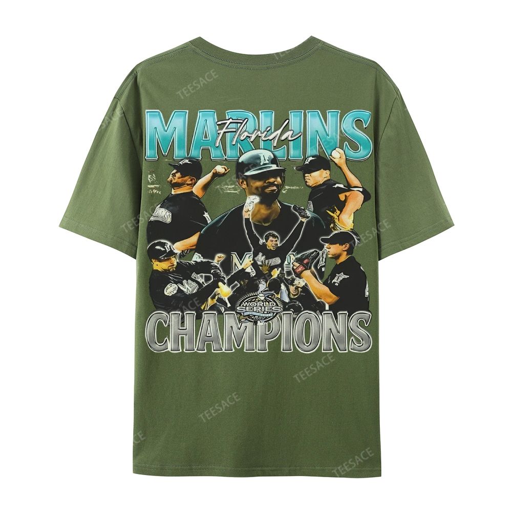 2003 WORLD SERIES CHAMPS  MARLINS TEE
