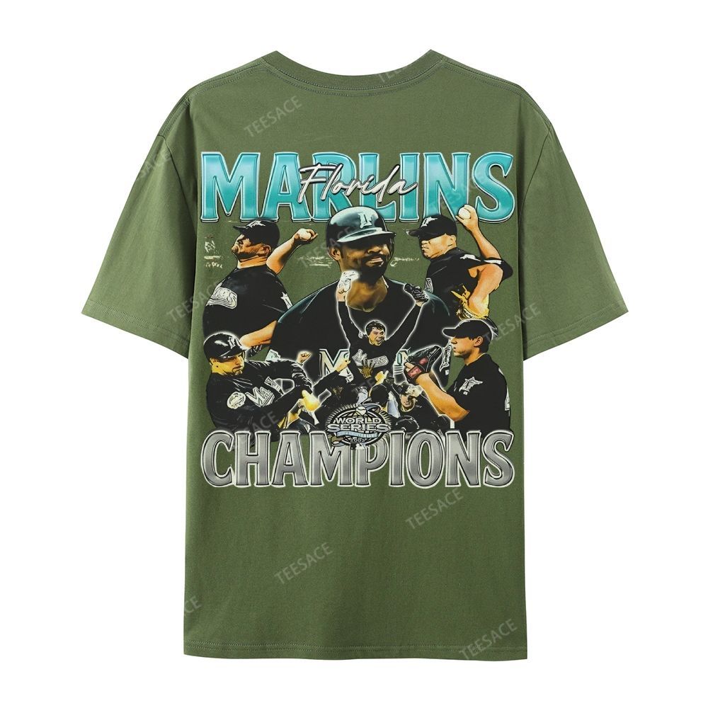 2003 WORLD SERIES CHAMPS  MARLINS TEE