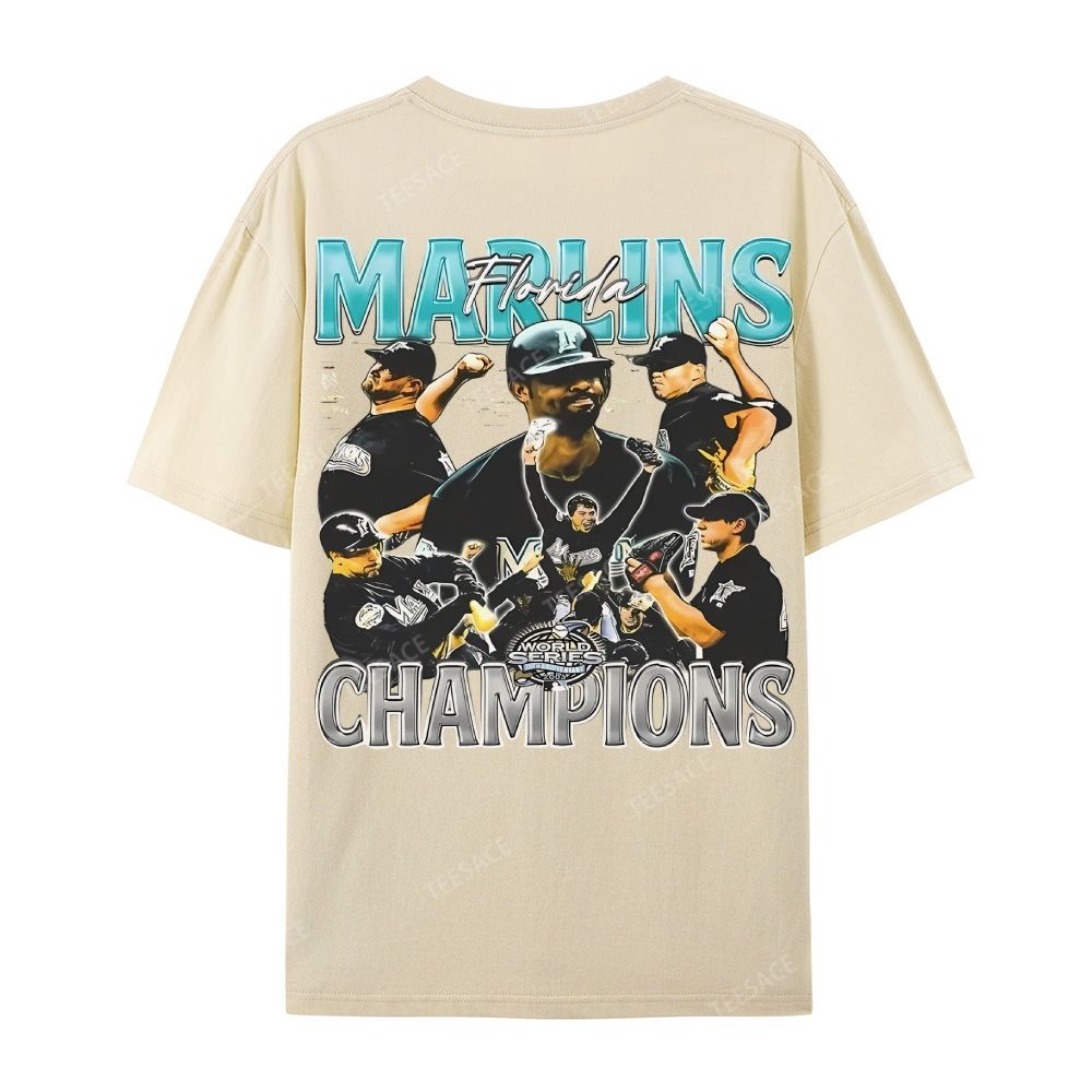 2003 WORLD SERIES CHAMPS  MARLINS TEE