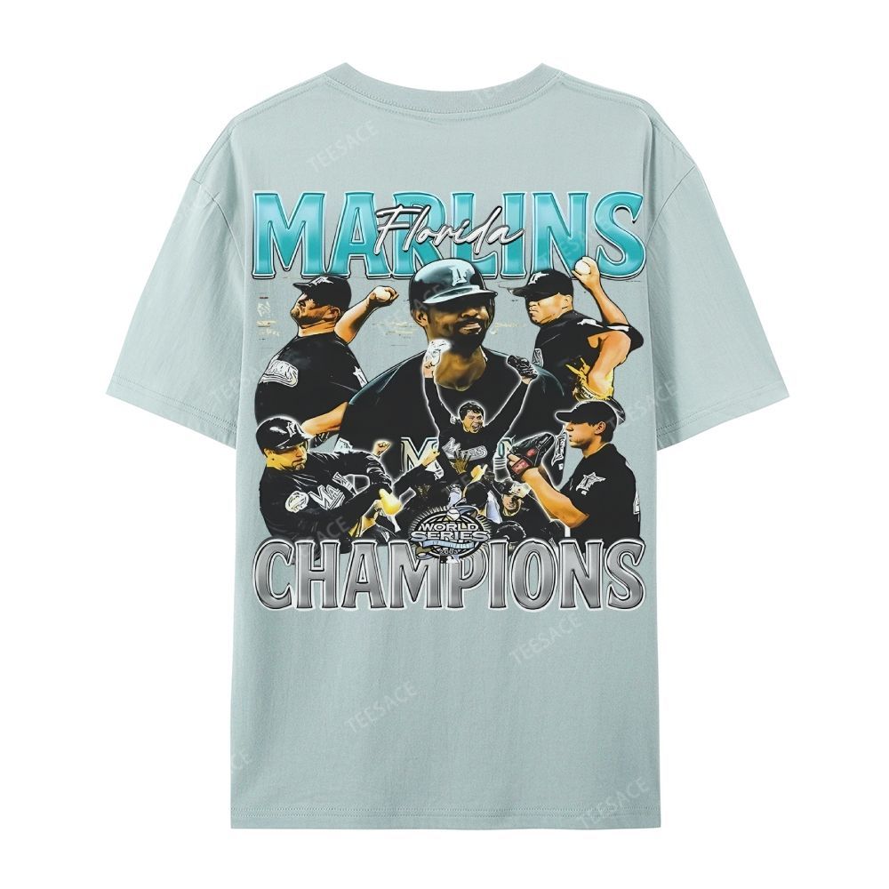 2003 WORLD SERIES CHAMPS  MARLINS TEE
