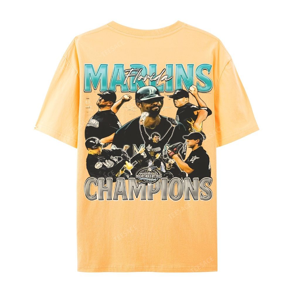 2003 WORLD SERIES CHAMPS  MARLINS TEE