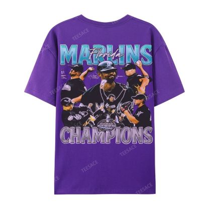 2003 WORLD SERIES CHAMPS  MARLINS TEE
