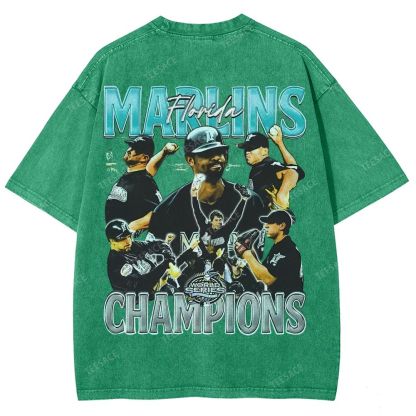 2003 WORLD SERIES CHAMPS  MARLINS TEE
