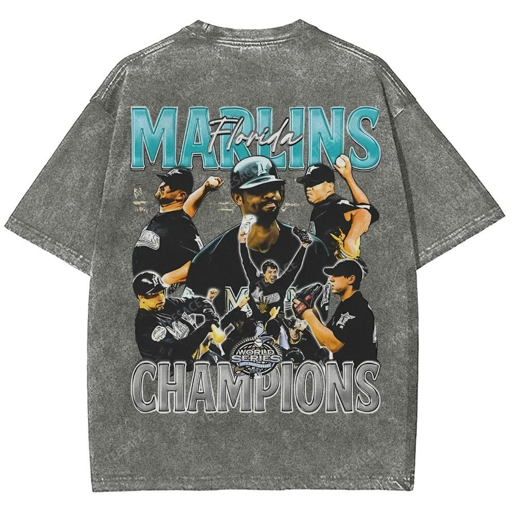 2003 WORLD SERIES CHAMPS  MARLINS TEE
