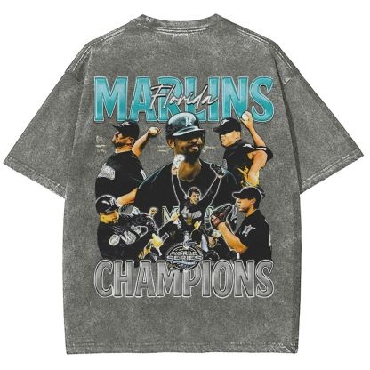 2003 WORLD SERIES CHAMPS  MARLINS TEE
