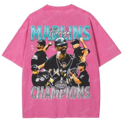 2003 WORLD SERIES CHAMPS  MARLINS TEE