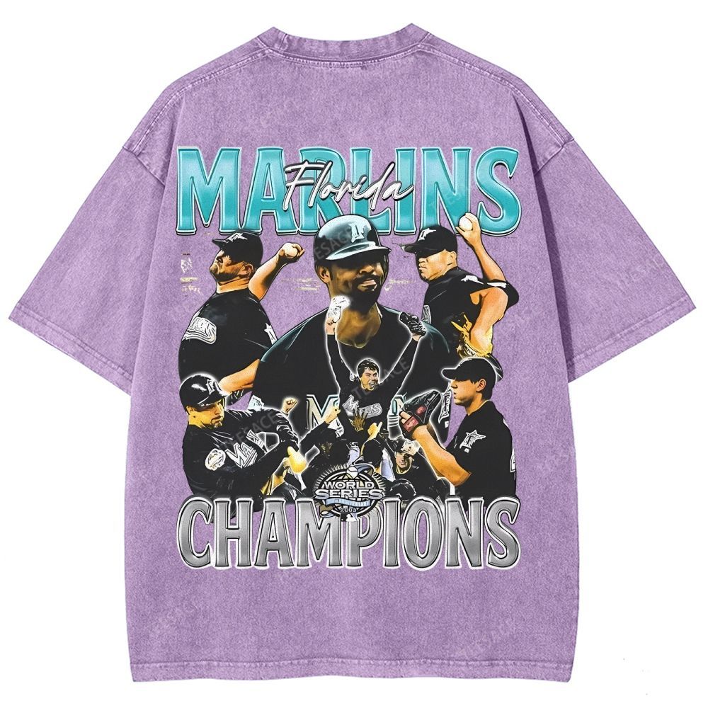 2003 WORLD SERIES CHAMPS  MARLINS TEE