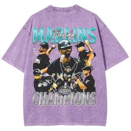 2003 WORLD SERIES CHAMPS  MARLINS TEE