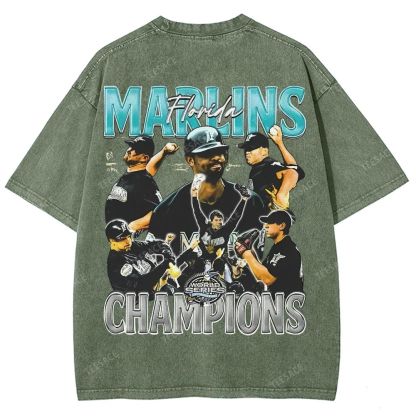 2003 WORLD SERIES CHAMPS  MARLINS TEE